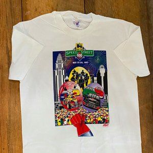 Vintage NASCAR Graphic T-Shirt Speed Street 1997